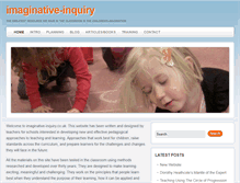 Tablet Screenshot of imaginative-inquiry.co.uk
